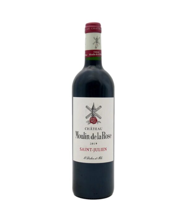Château Moulin de la Rose 2019 <br> Saint-Julien rouge <br> 79 $ à la bouteille <br>474 $ à la caisse de 6 BT