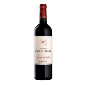 Château Segur de Cabanac <br>Saint-Estèphe, rouge 2017 <br> 62 $ à la bouteille <br> 372.00 $ à la caisse de 6 BT
