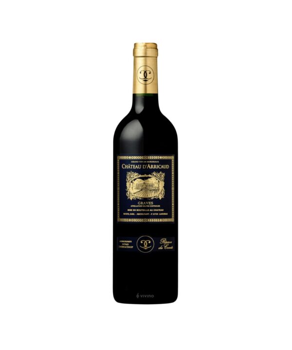 Château d'Arricaud 2018 <br> Graves Bordeaux <br> 32.15 $ la bouteille <br> 192.90 $ la caisse de 6 BT