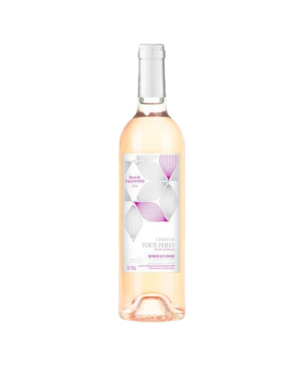 Rosé de Valentine 2021 <br> Bordeaux rosé <br> 20,00 $ à la bouteille <br> 120,00 $ à la caisse de 6 BT